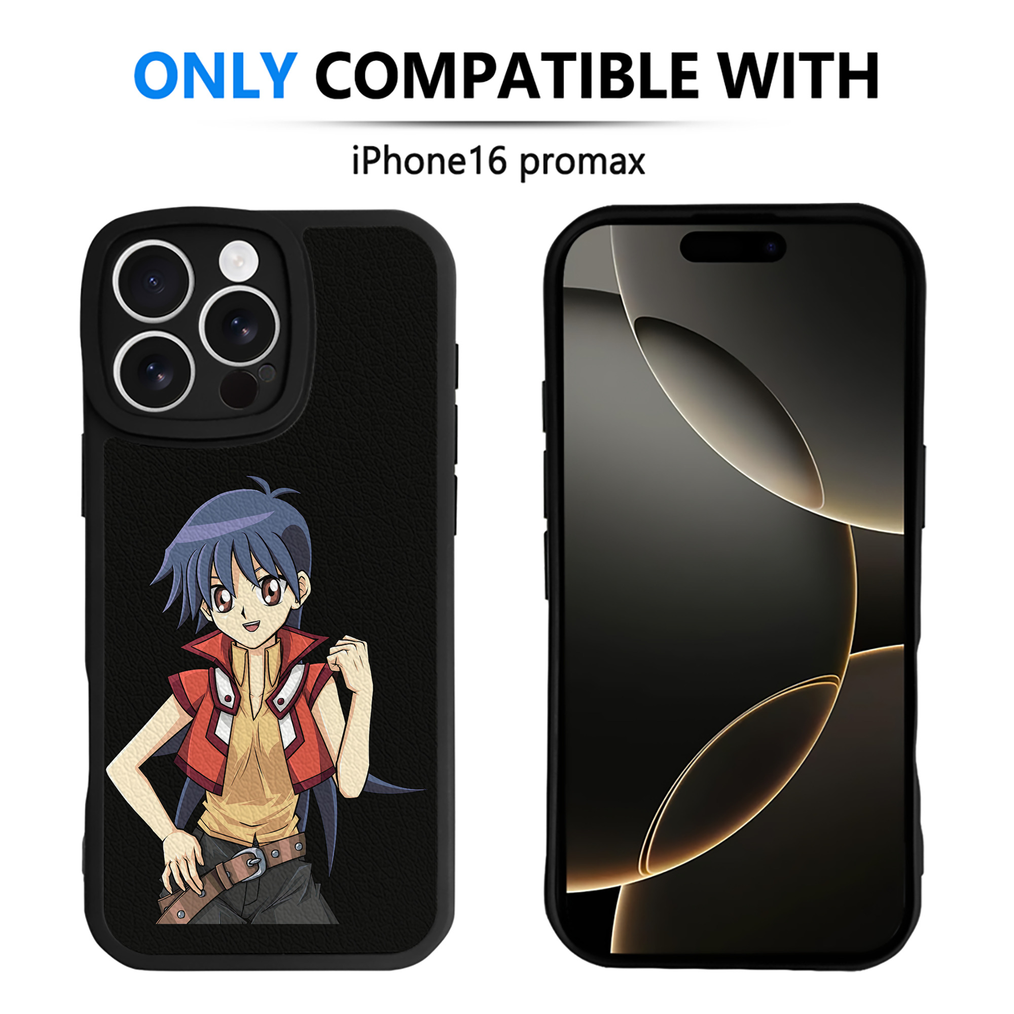 遊☆戯☆王 Yu-Gi-Oh! 【iPhone 16シリーズ対応】シリコンスマホケース（レザー調） 材質：シリコン